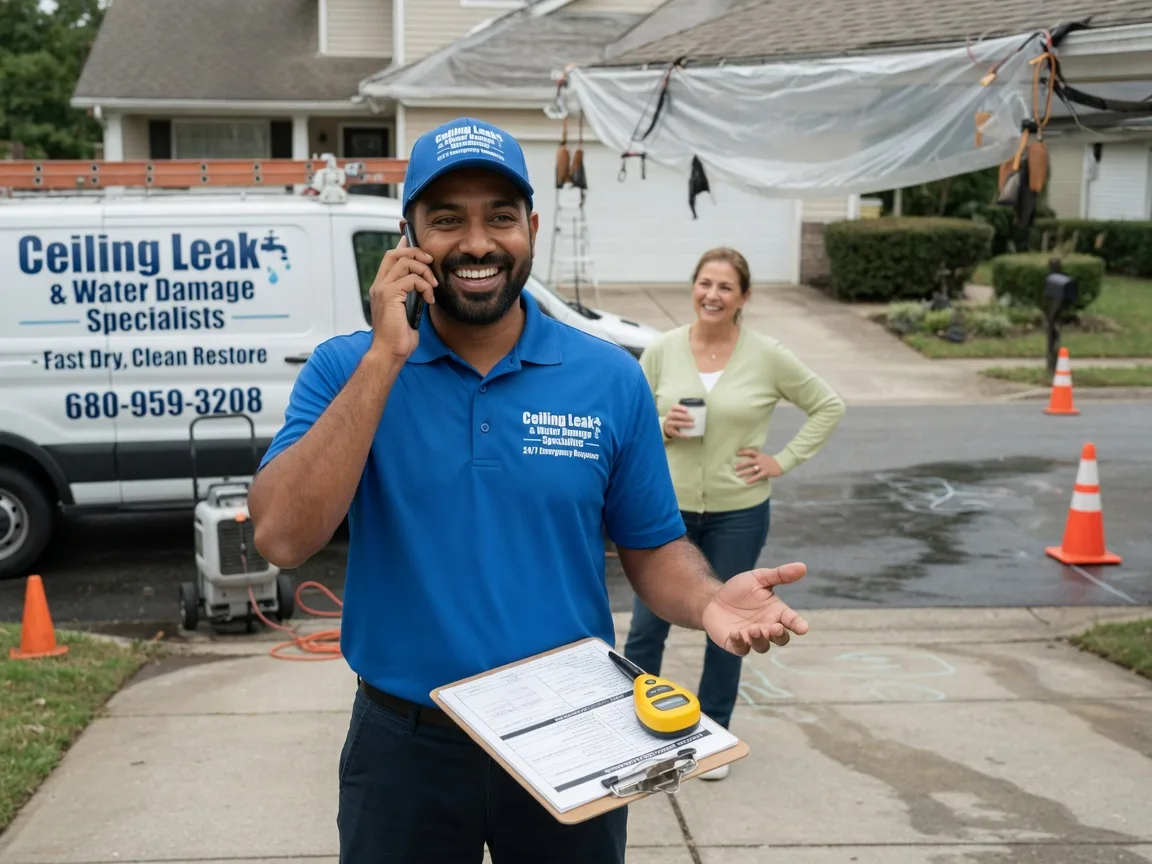 Ceiling Leak Cleanup Latimer, IA FAQs